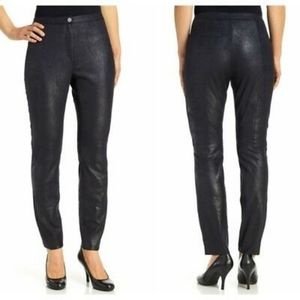 NWT PHILOSOPHY Faux Suede Moto Pant Trouser #G